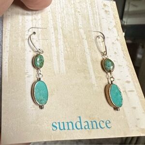‼️RARE‼️🎸SUNDANCE🎸🔥NWT🔥Turquoise Drop Earrings